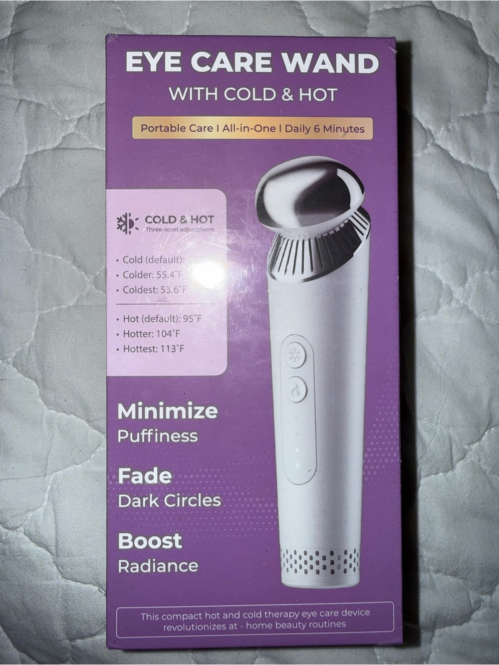 Eye Care Wand Cold & Hot Therapy - Purple - Unbranded